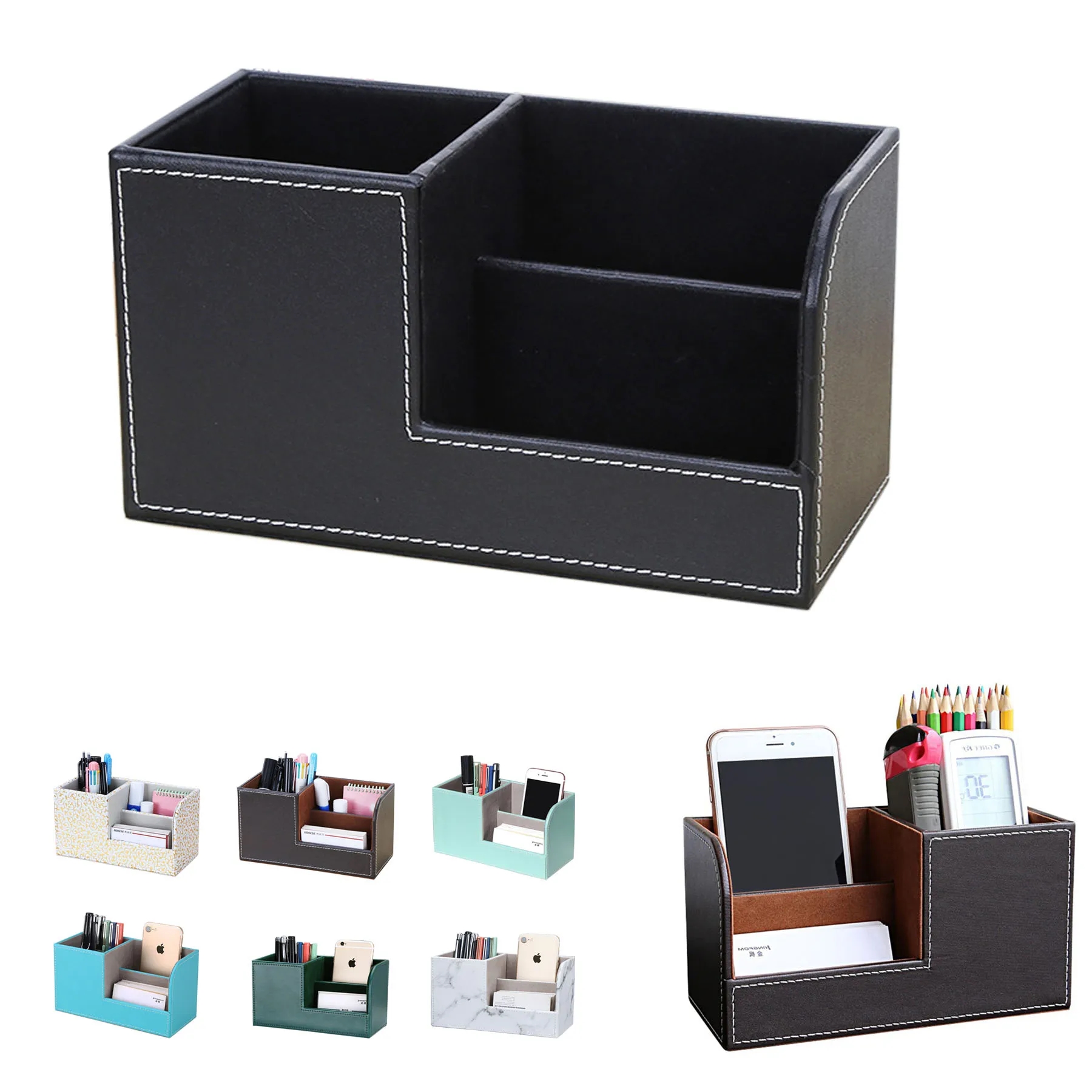 PU Leather Desk Organizer 3