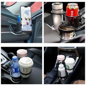 Car Cup Holder Expander With Mobile Stand 360 Rotating Base 3