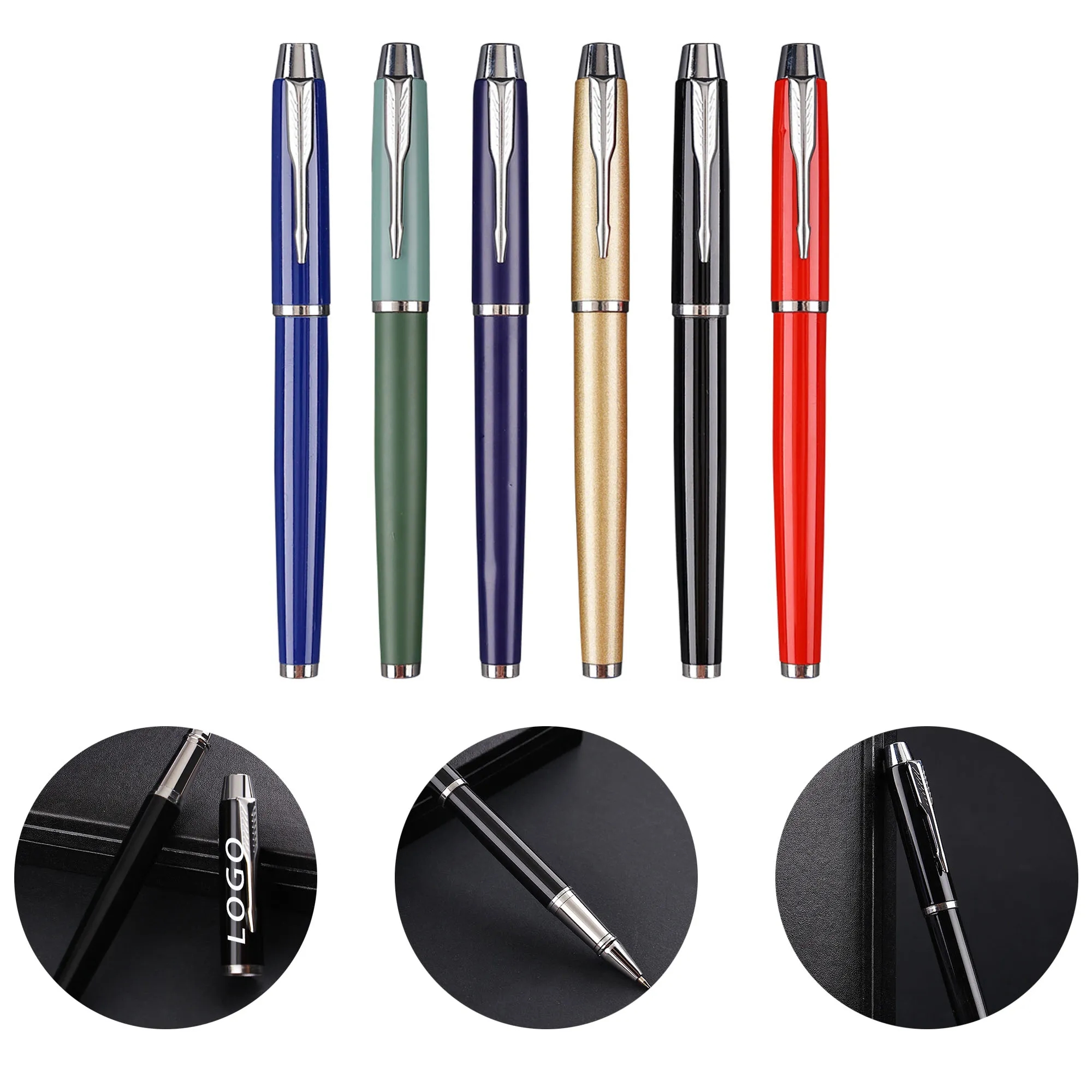 Neutral Ink Ballpoint Pen With Logo For Study,Sustainable