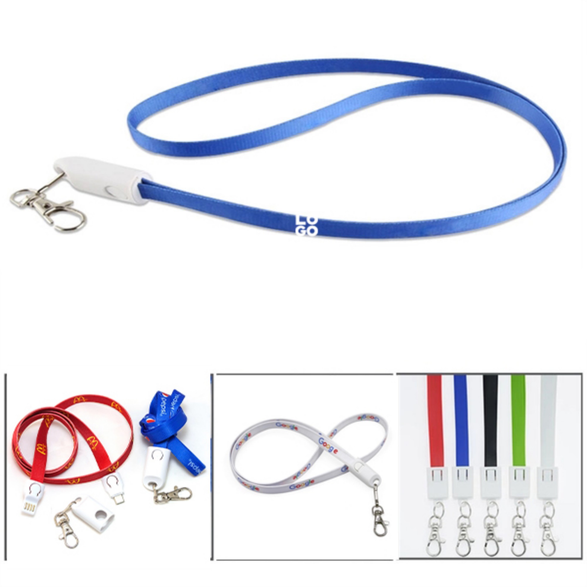 2 in 1 Cable Charging Lanyard 2