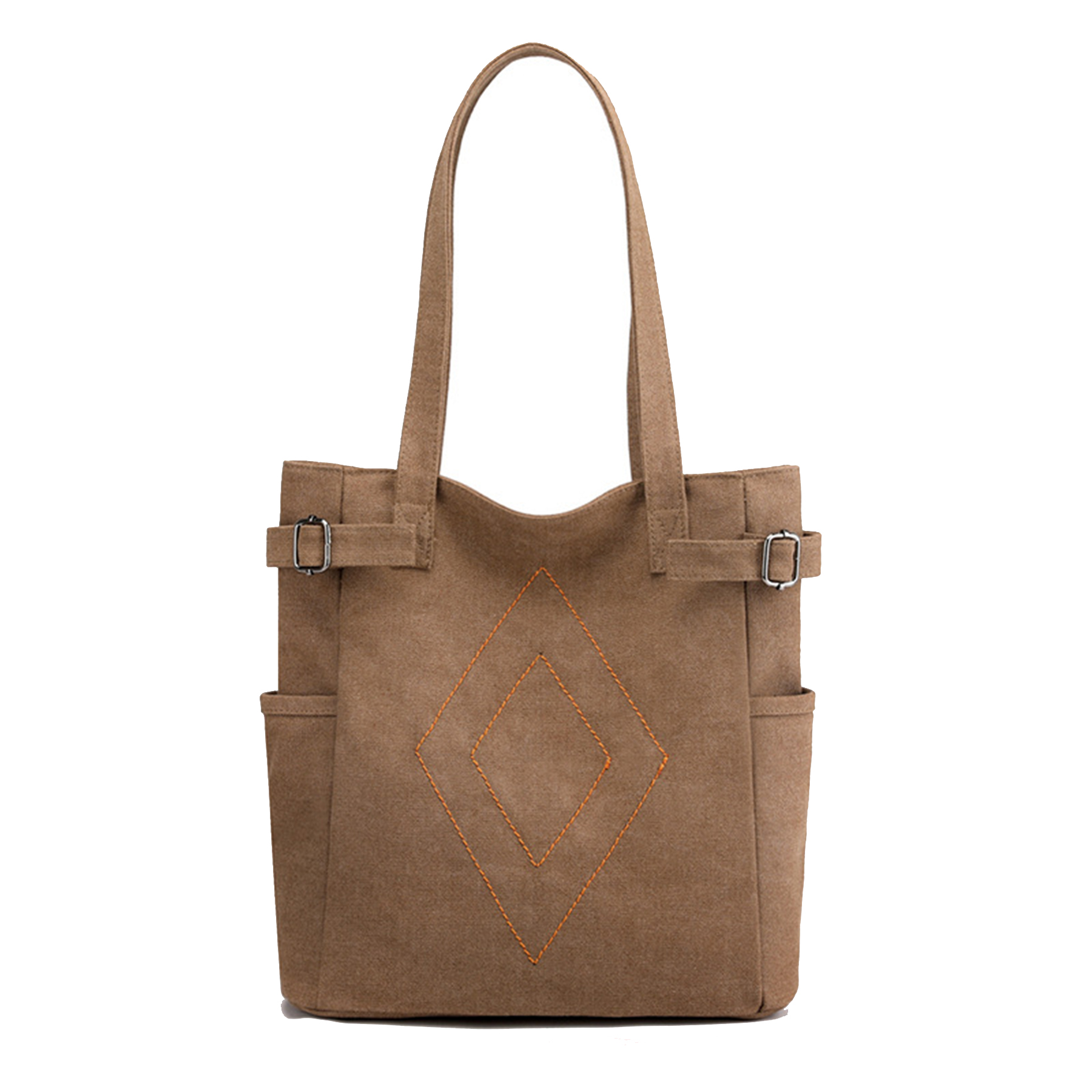 Canvas Shoulder Tote Bag for women, custom tote bag with logo imprint 10