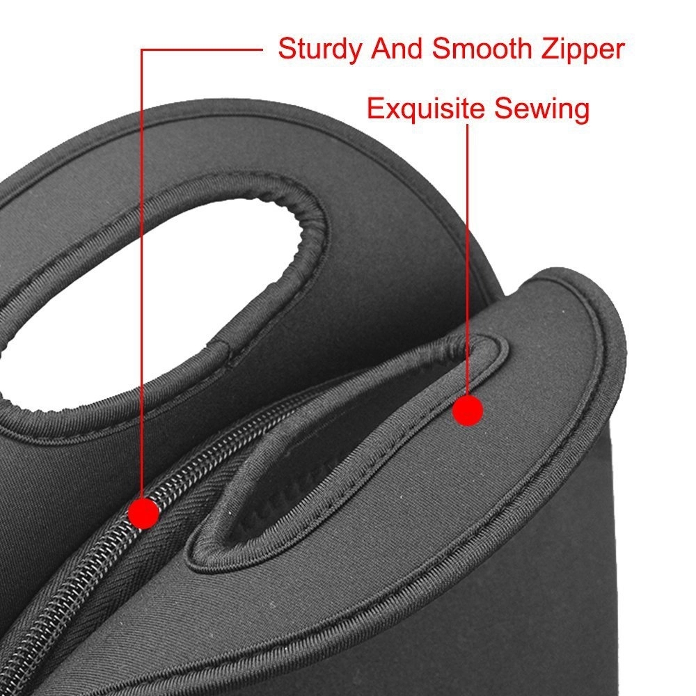 Durable &Reusable Insulated Cooler Lunch Box Tote 15