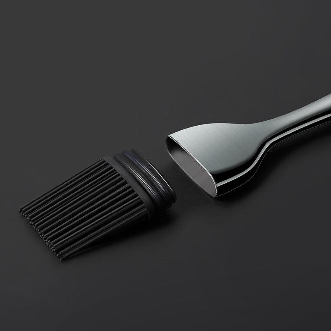 Stainless Steel Hollow Handle Outdoor Barbecue Brush 2