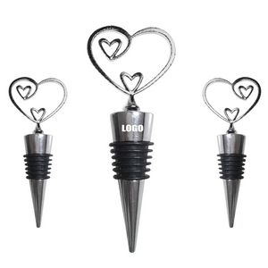 Unique Heart Shaped Wine Cork Bottle Stopper 10