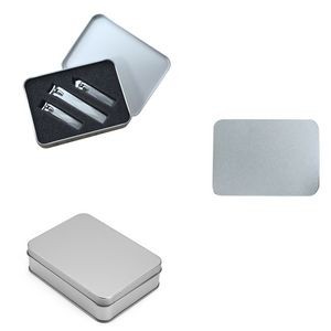 Tin Box 3 Pieces Nail Clipper Manicure Set 11