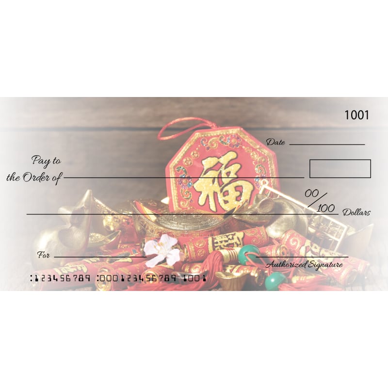 Custom Lunar New Year Big Checks 1