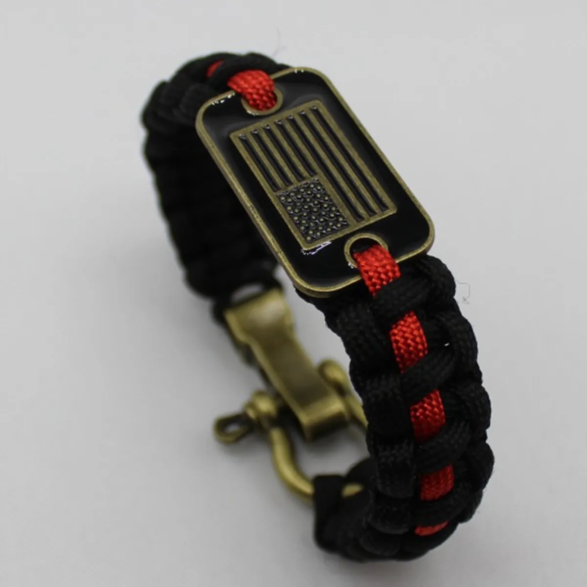 Umbrella Shape Adjustable Size Flag Survival Bracelet 5