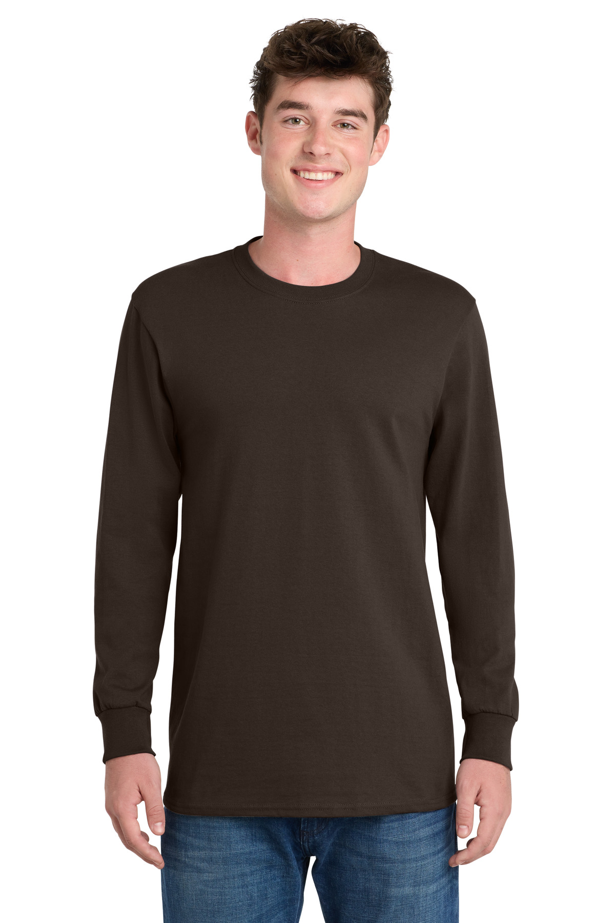 Port & Co Tall Long Sleeve Essential Tee. PC61LST 109