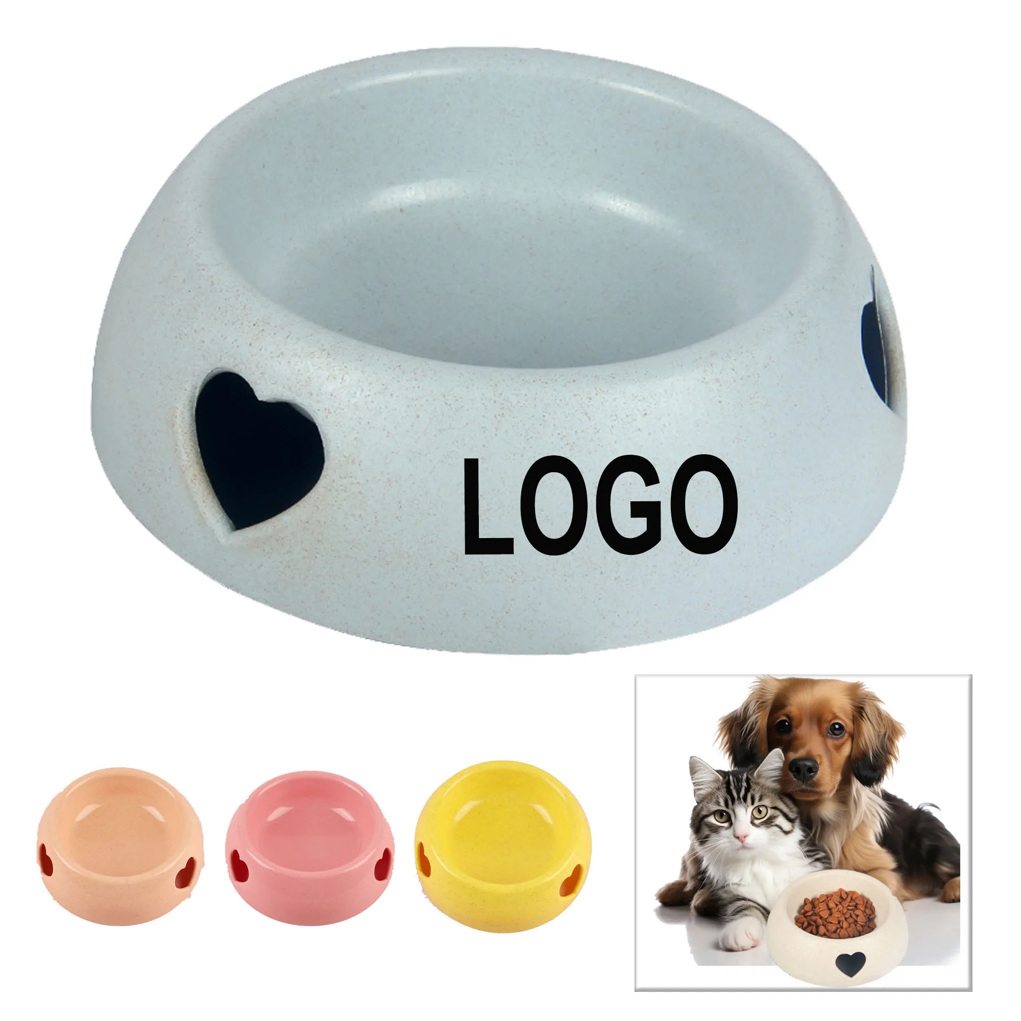 Heart Pet Feeding Bowl 6