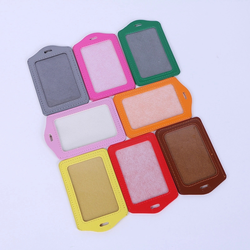 PU Leather ID Badge Holder 7