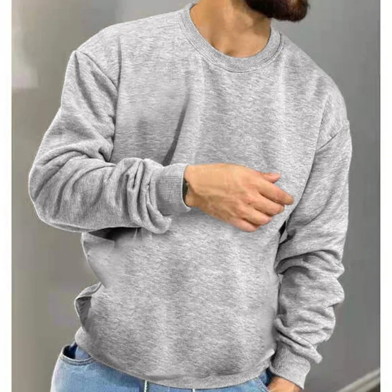 Crewneck Sweatshirt for Men, custom hoodie or sweatshirt with logo imprint 2