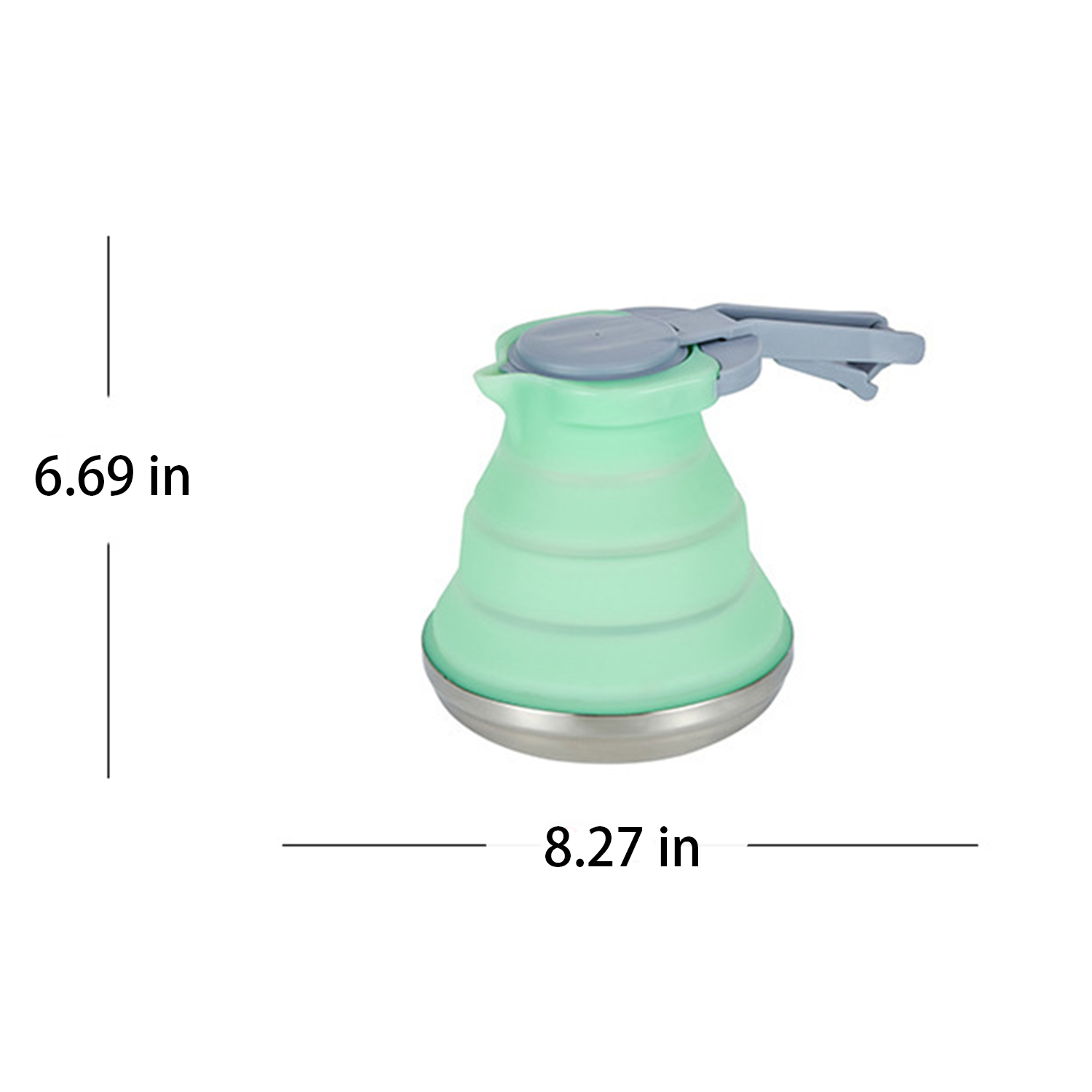 50oz Collapsible Camping Kettle for Hiking 5