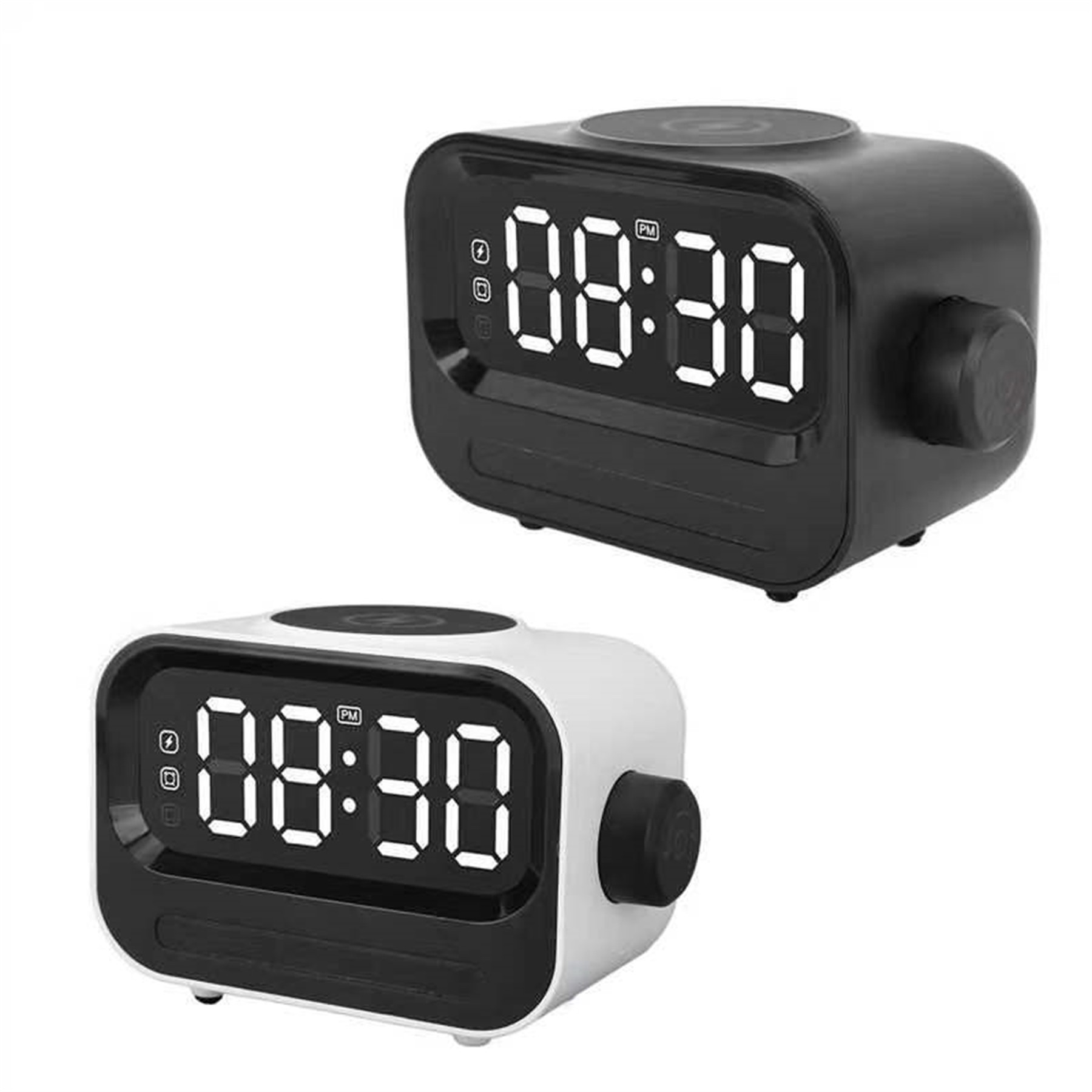 15W Wireless Charger with Alarm Clock and Speaker 5