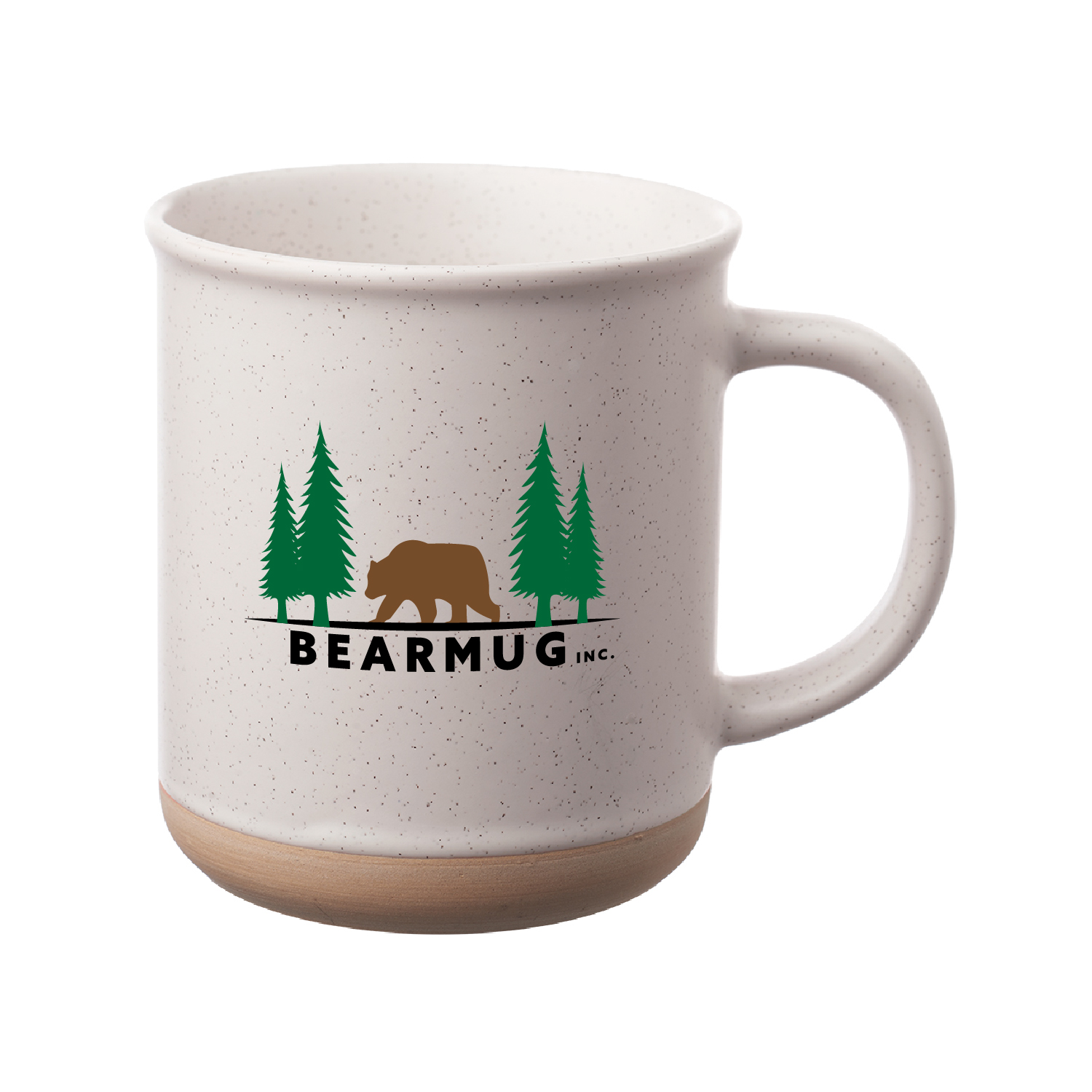 13.5 oz. Speckled Clay Coffee Mug (Full Color Imprint) 7