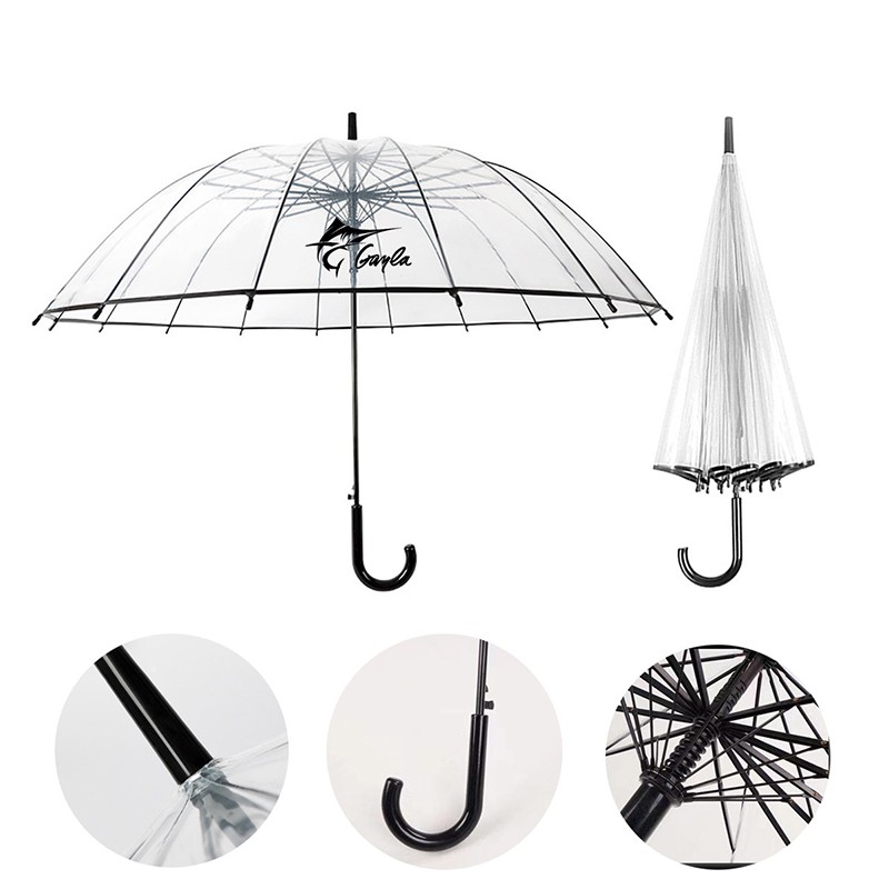 16 Bone Transparent Umbrella