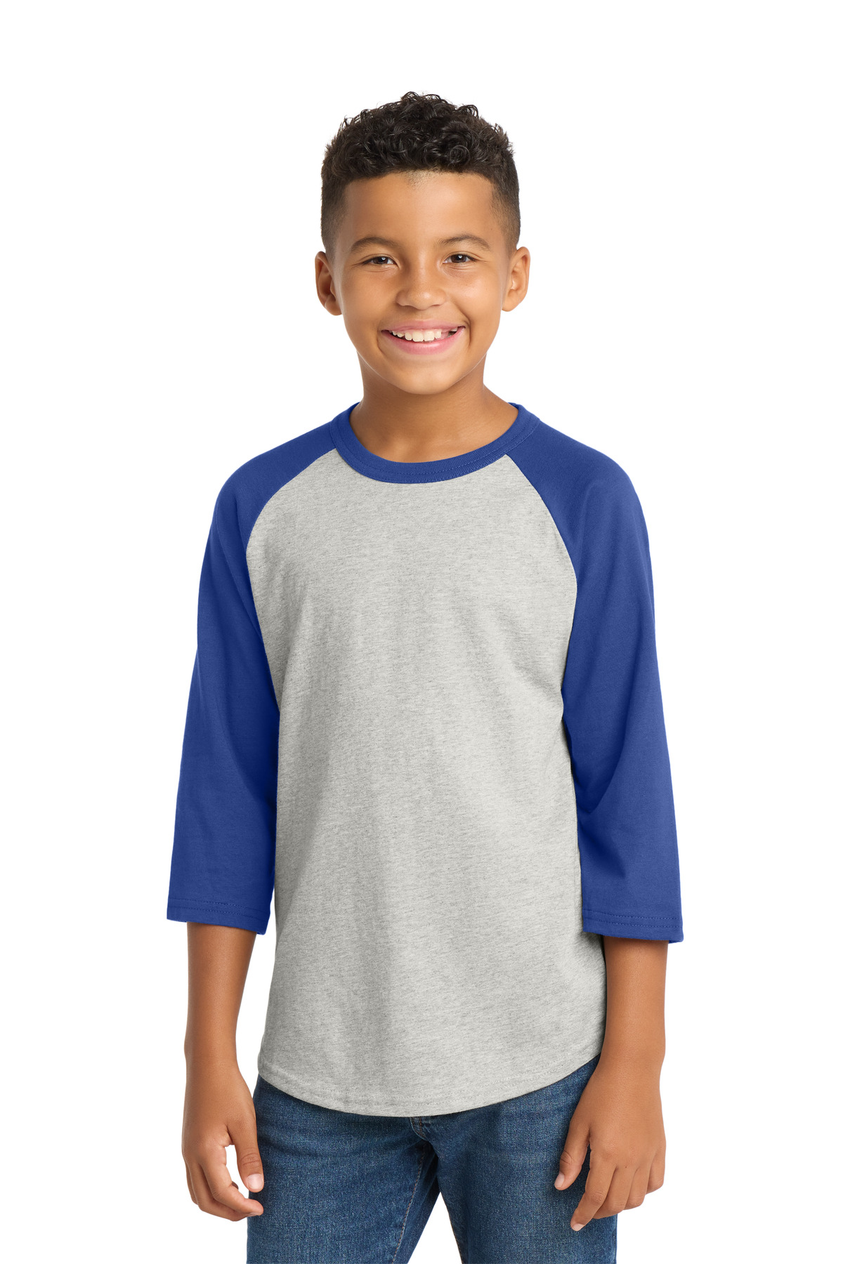 Sport-Tek Youth Colorblock Raglan Jersey. YT200 105