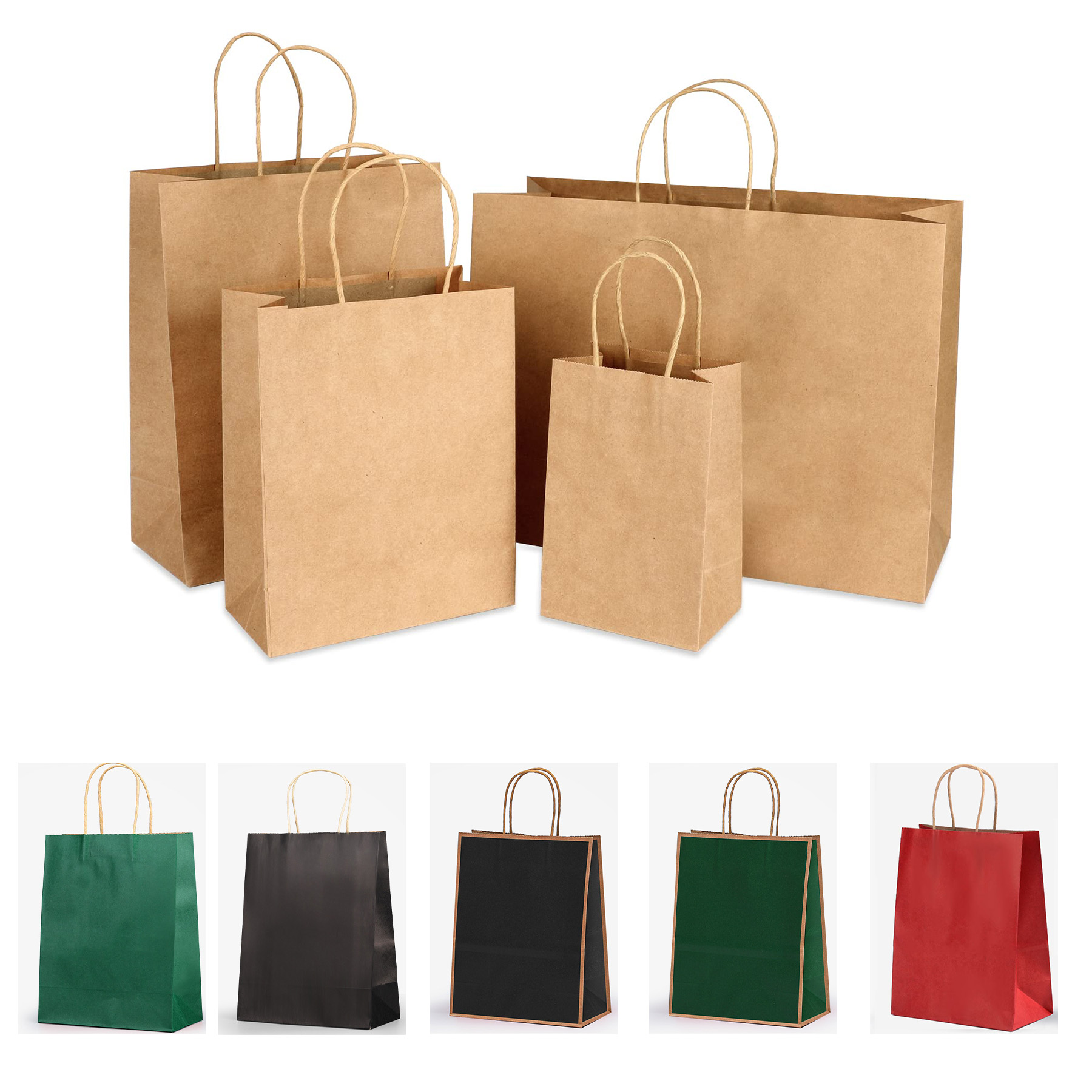 Paper Gift Bags with Handles