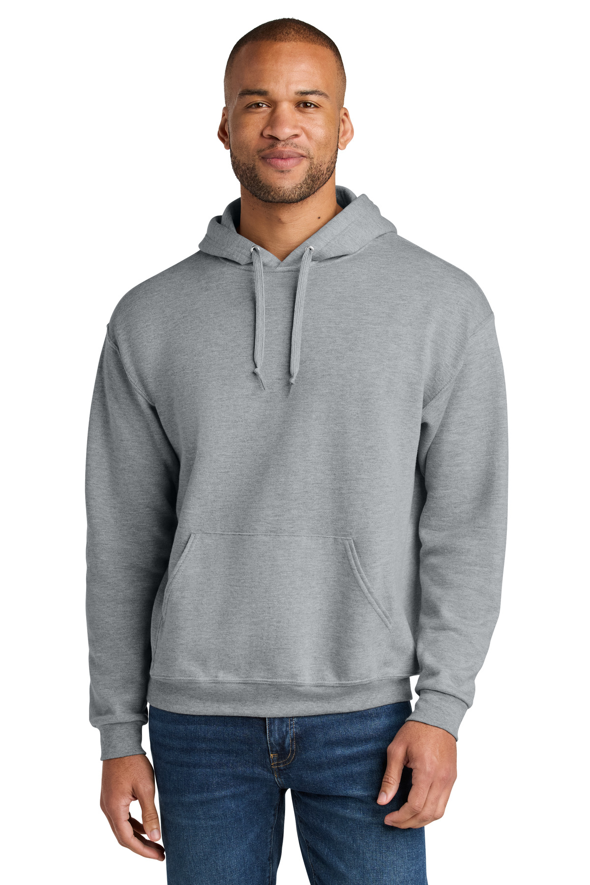 Jerzees Ultimate Unisex CVC Ring Spun Hooded Sweatshirt IC49M 45