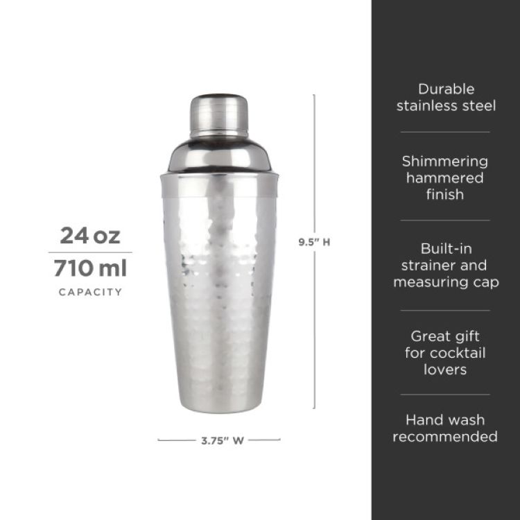 Viski® Hammered Shaker 2