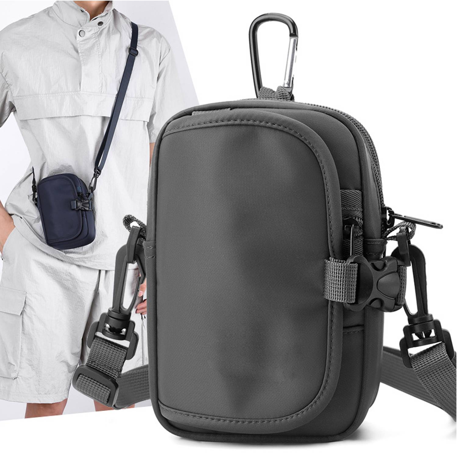 Multi Functional Outdoor Crossbody Men's Waist Bag 5