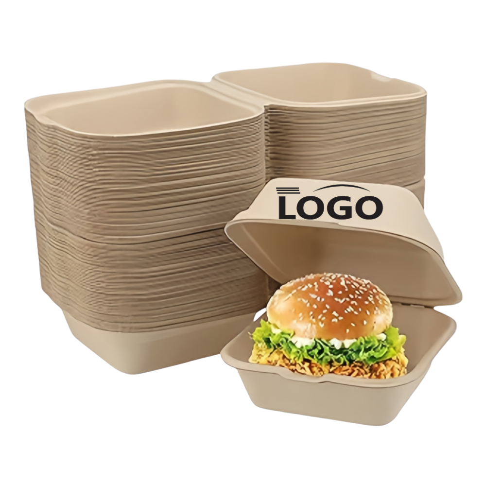 Disposable Pulp Cake Burger Box 1