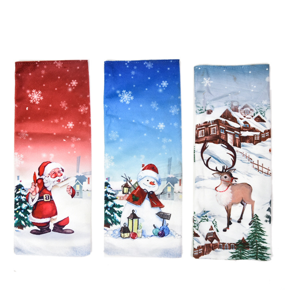 Christmas Fleece Wine Bottle Holder