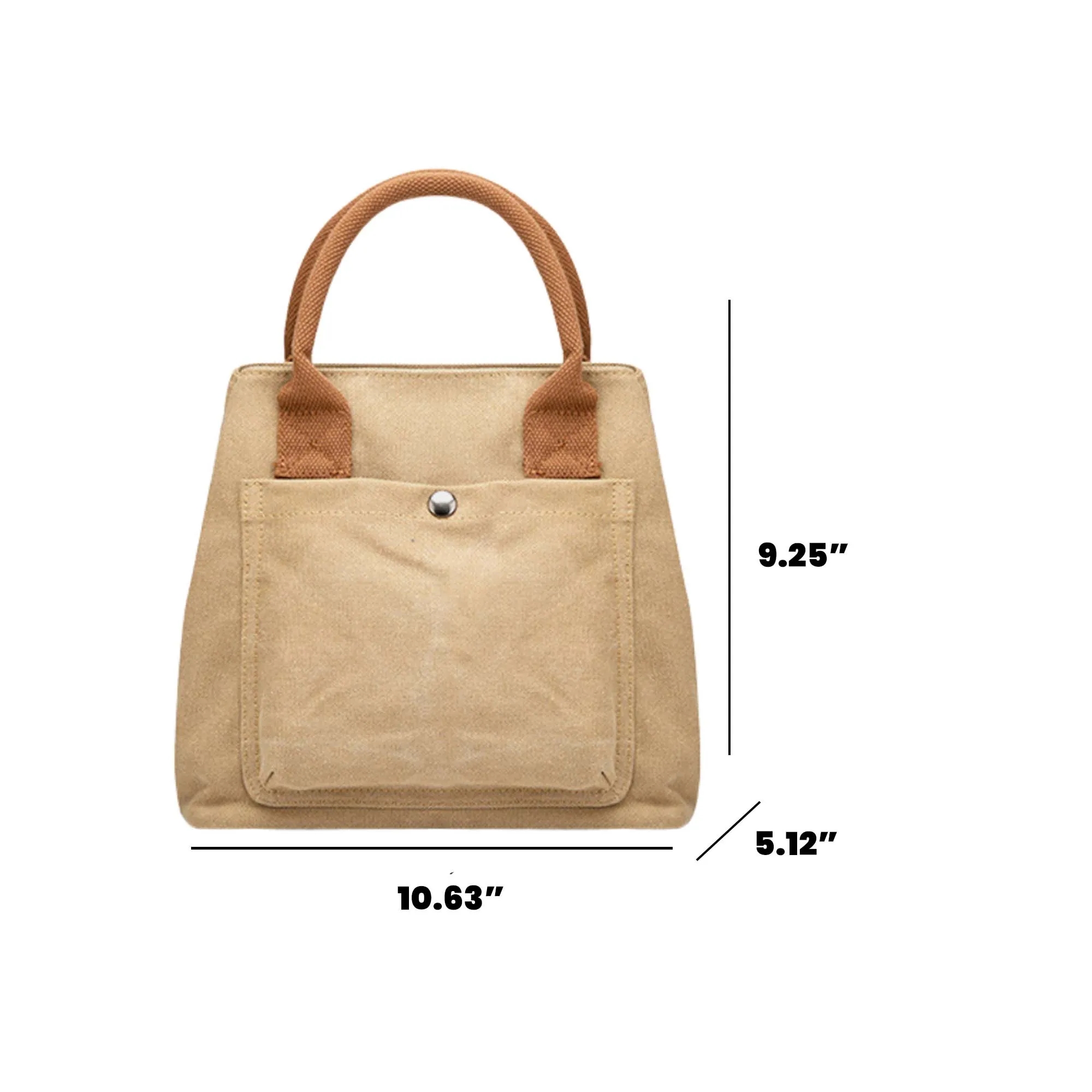 Full Color Stylish Canvas Tote Women's Cotton Handbag, custom tote bag with logo imprint 2