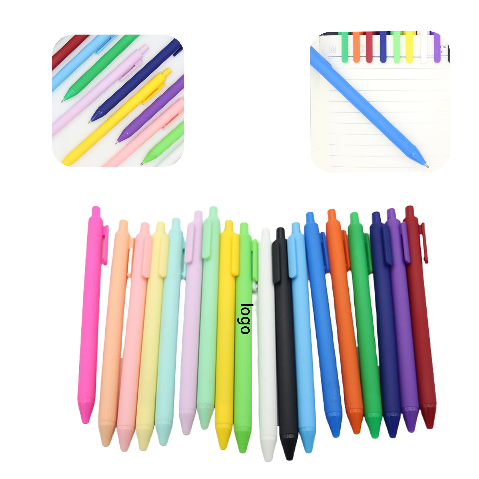 Colorful Plastic ballpoint pen 3