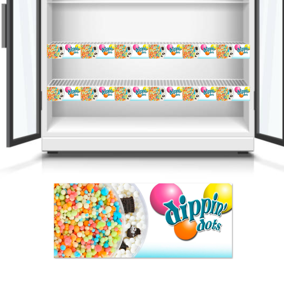 Shelf Talker (1.25"x3") - Rail Strip Rectangle