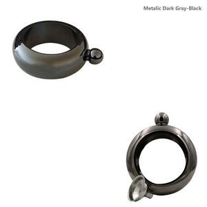3.5oz Colored Stainless Steel Bracelet Flask With Tightly Sealed Cap, custom water bottle with logo imprint 10
