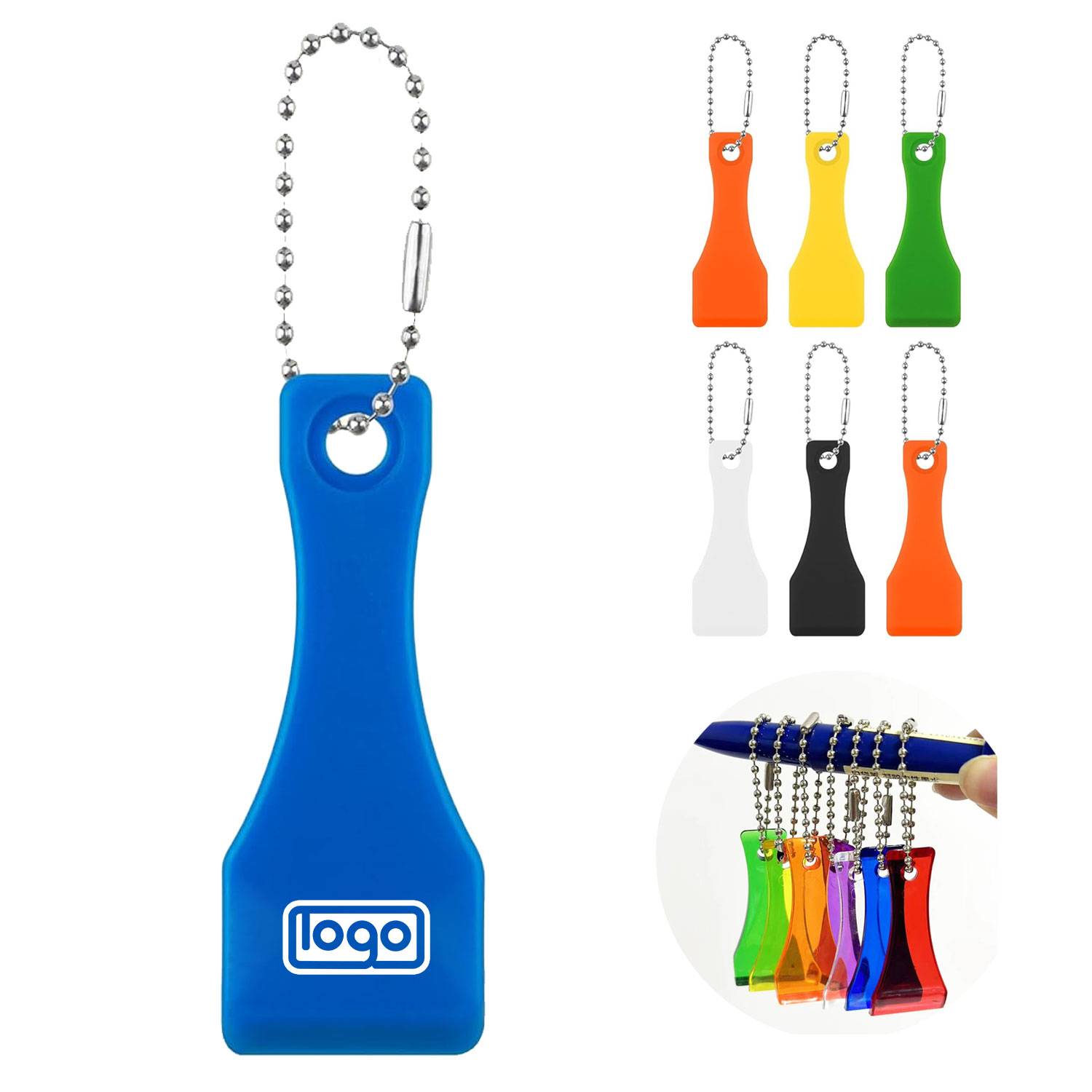 Multi-Color Lottery Ticket Plastic Scratcher Tool 2