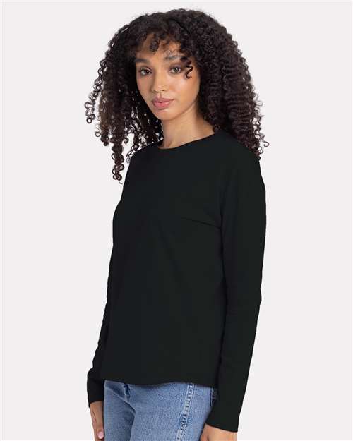 Women's Cotton Relaxed Long Sleeve T-Shirt