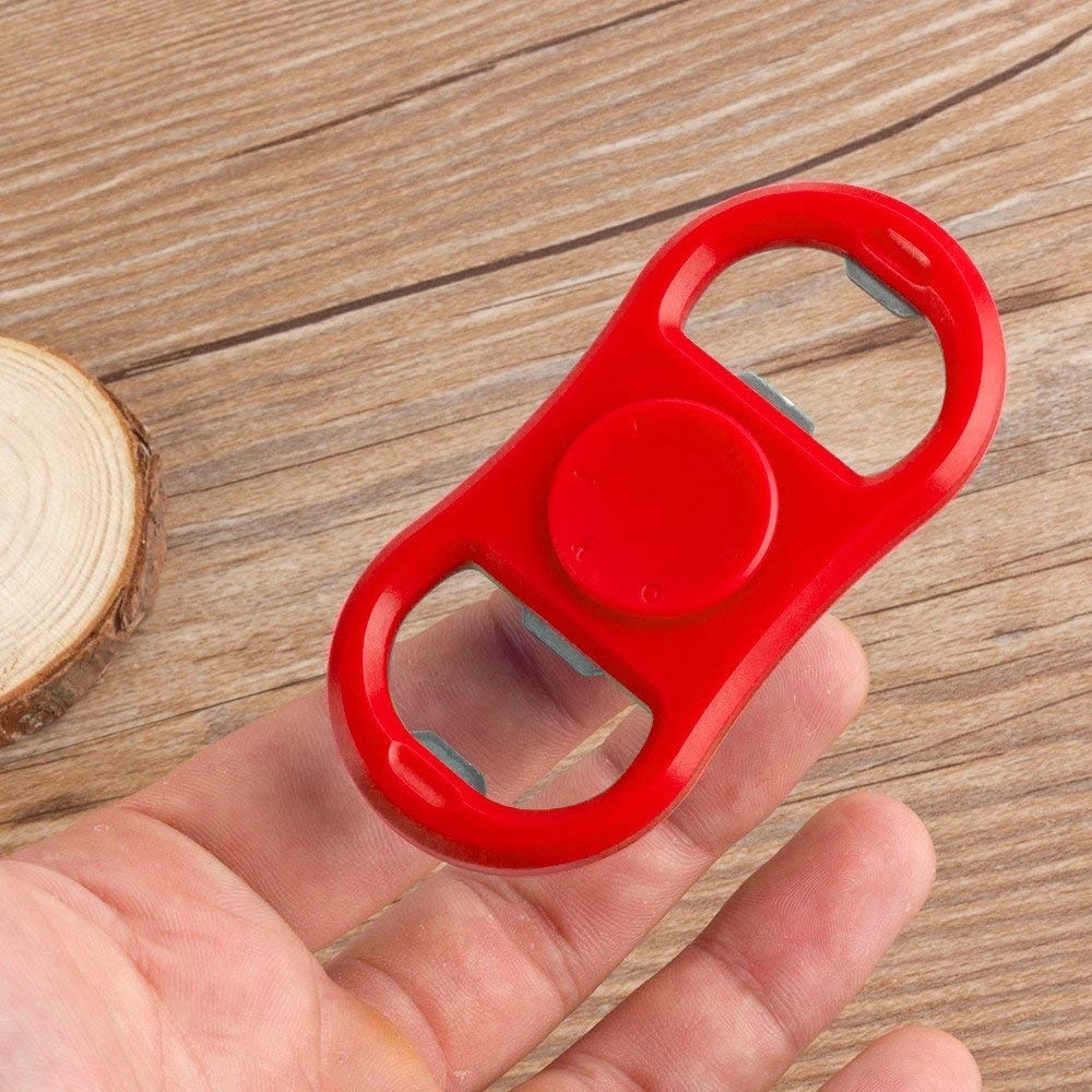 Bottle Opener with Spinner Over Fingers 12