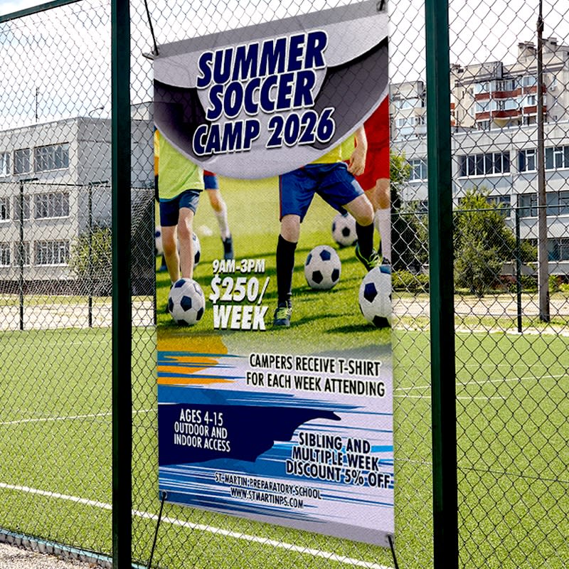 Custom 5' X 3' Mesh Banners 8