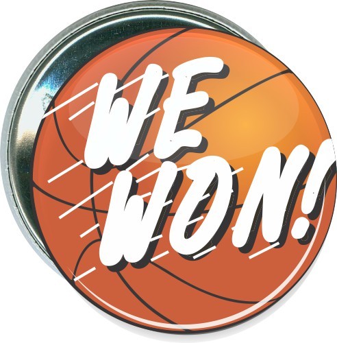 We won, Basketball Button 1