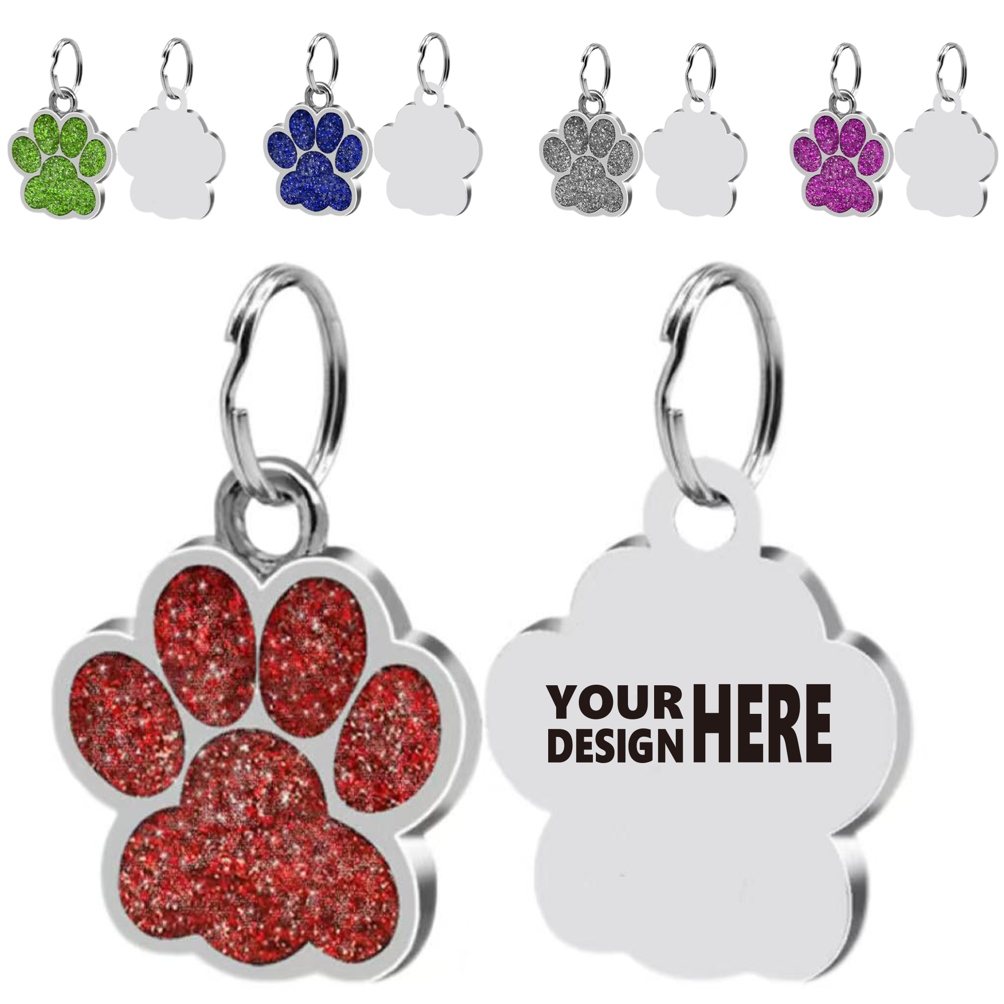 Mirrored Dog Paw Trim 2