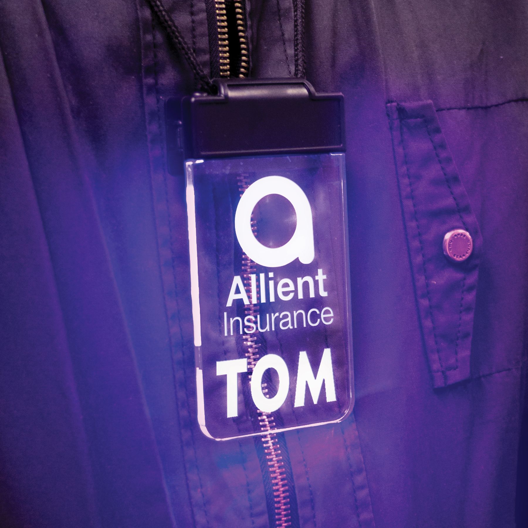 Deluxe Lighted Badge™ - 2 Imprint Locations