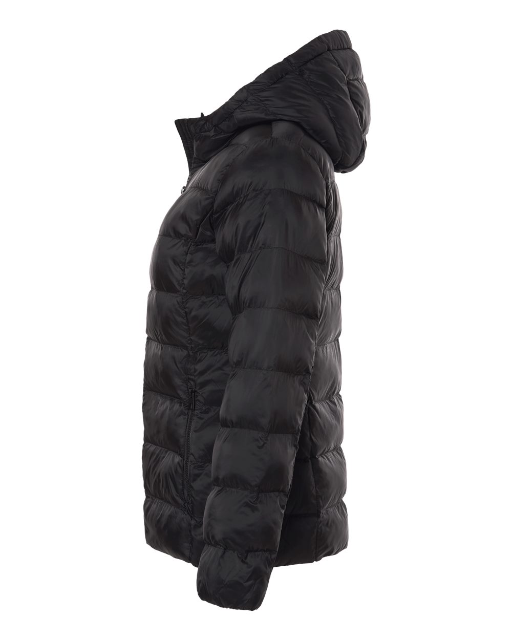 Women's Lightweight Poly-filled Hooded Puffer Jacket - W26715 4