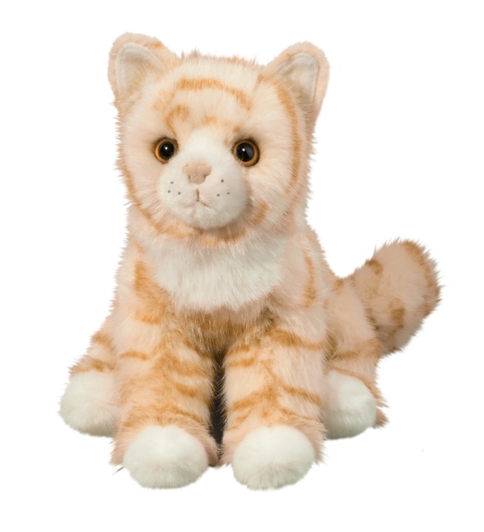 Adele Orange Stripe Cat Stuffed Animal 2