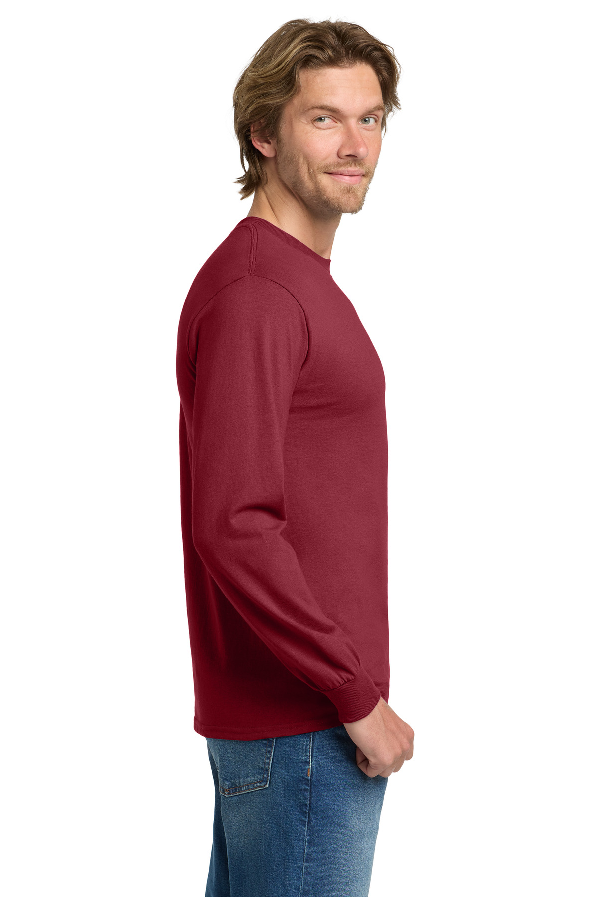 Gildan - Heavy Cotton 100% Cotton Long Sleeve T-Shirt. 5400 240