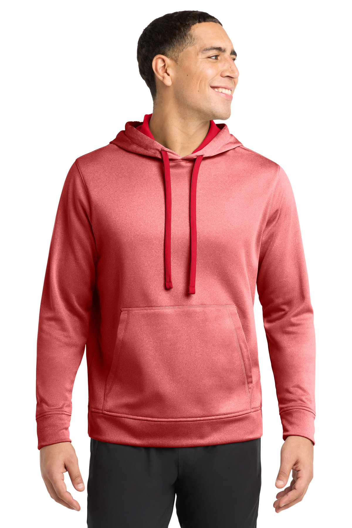 Sport-Tek PosiCharge Sport-Wick Heather Fleece Hooded Pullover. ST264, custom hoodie or sweatshirt with logo imprint 36