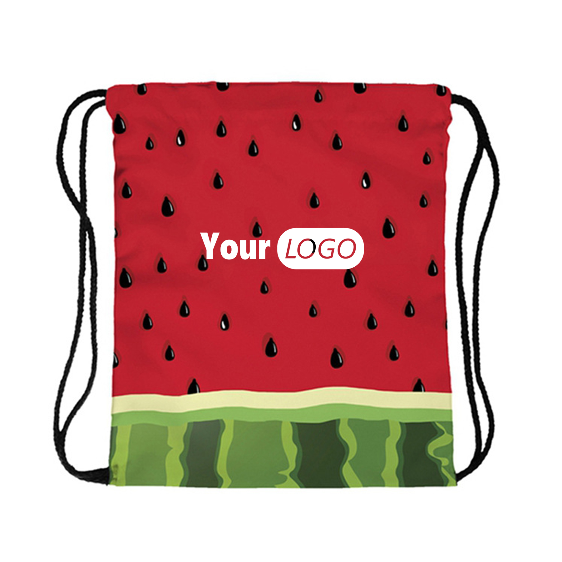 Oxford Watermelon Backpack Drawstring Bag 2