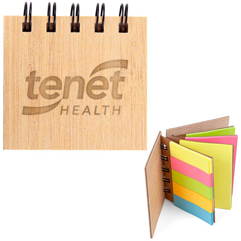 Mini Bamboo Sticky Note Set 1