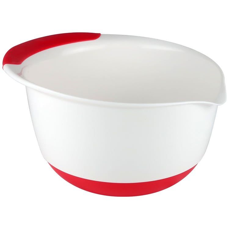Soft Grip Mixing Bowls - Red 5 Quarts 2