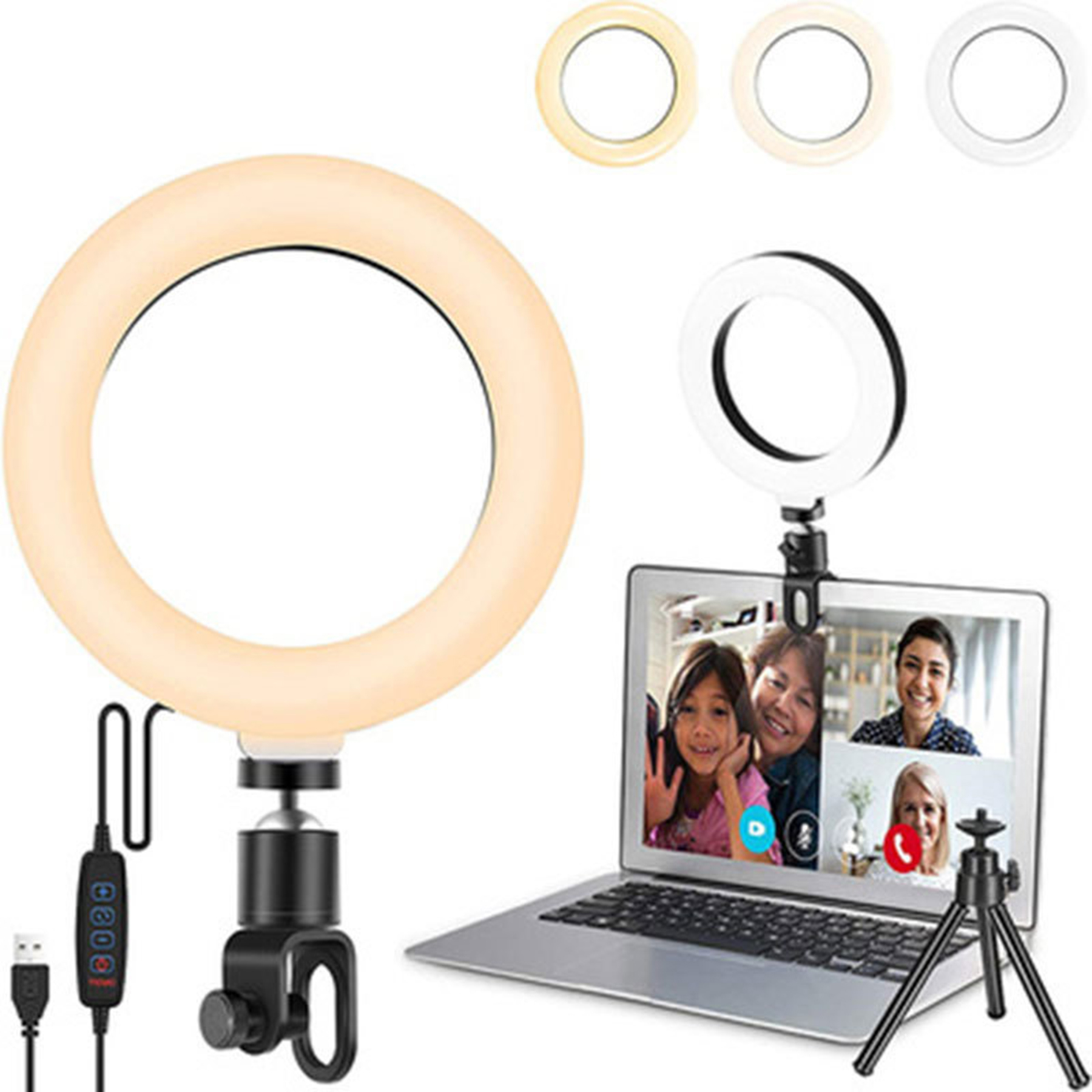 Warm Led Selfie Ring Light 2