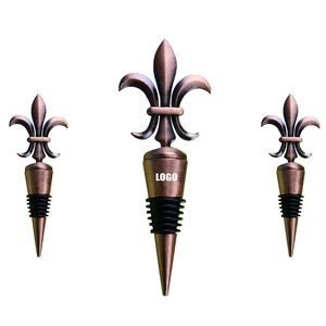 Charming Floral Design Wine Cork Bottle Stopper 1