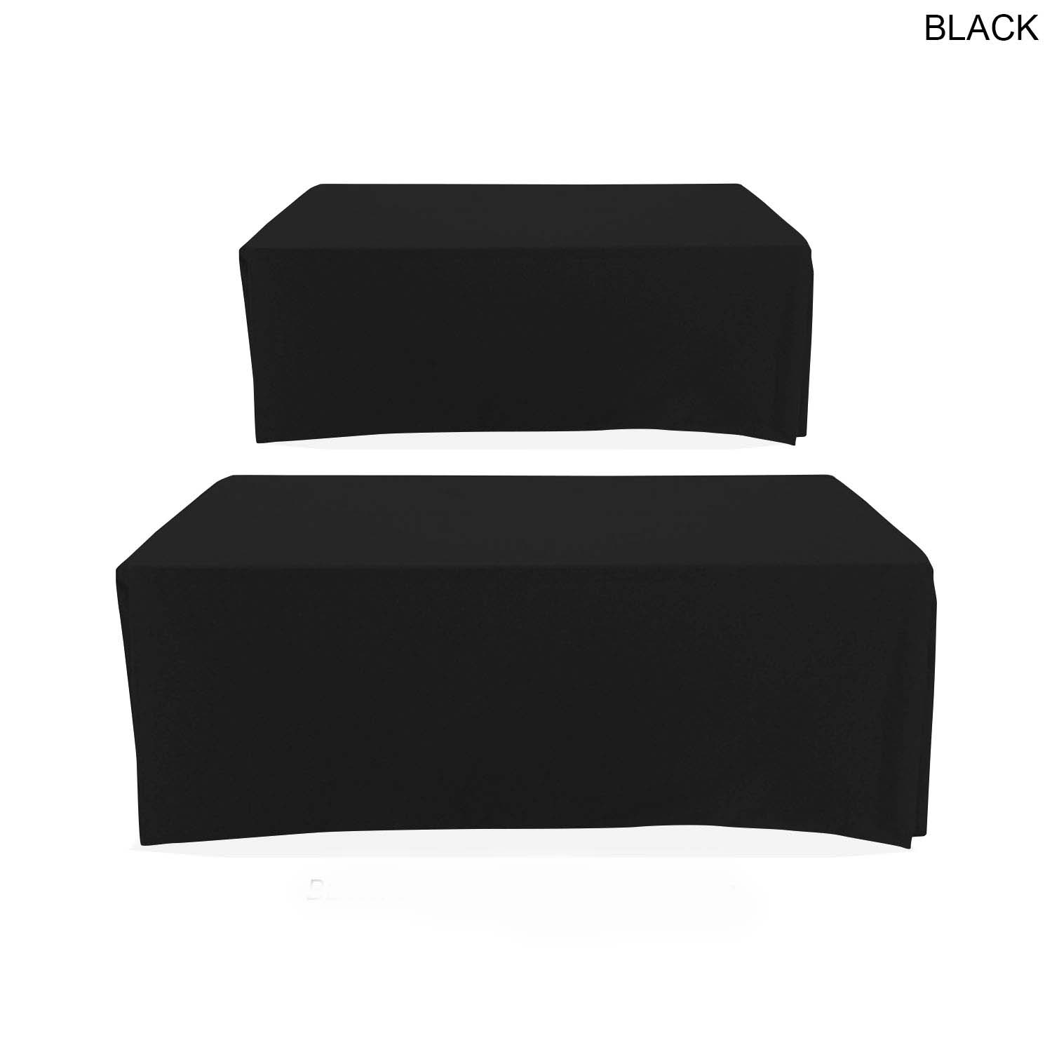 72 Hr Fast Ship - Polycotton Twill Table Throw for 6' Table, Drape style, 4 sided, Closed Back 4