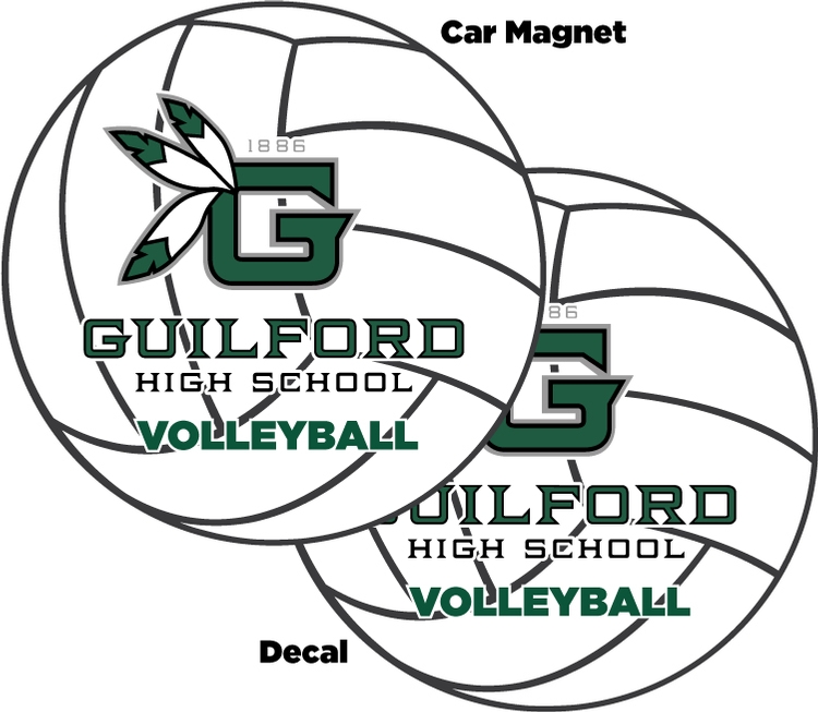 Custom 5 Inch Circle 35 mil Car Magnet & Decal Combo 1