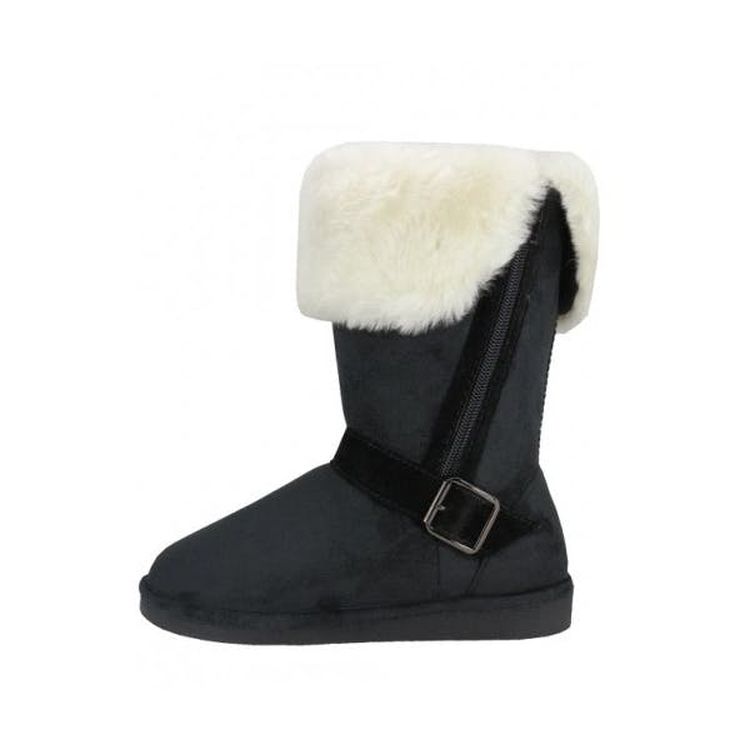 Women's Winter Boots - Black Faux Fur Lining Sizes 6-11 2