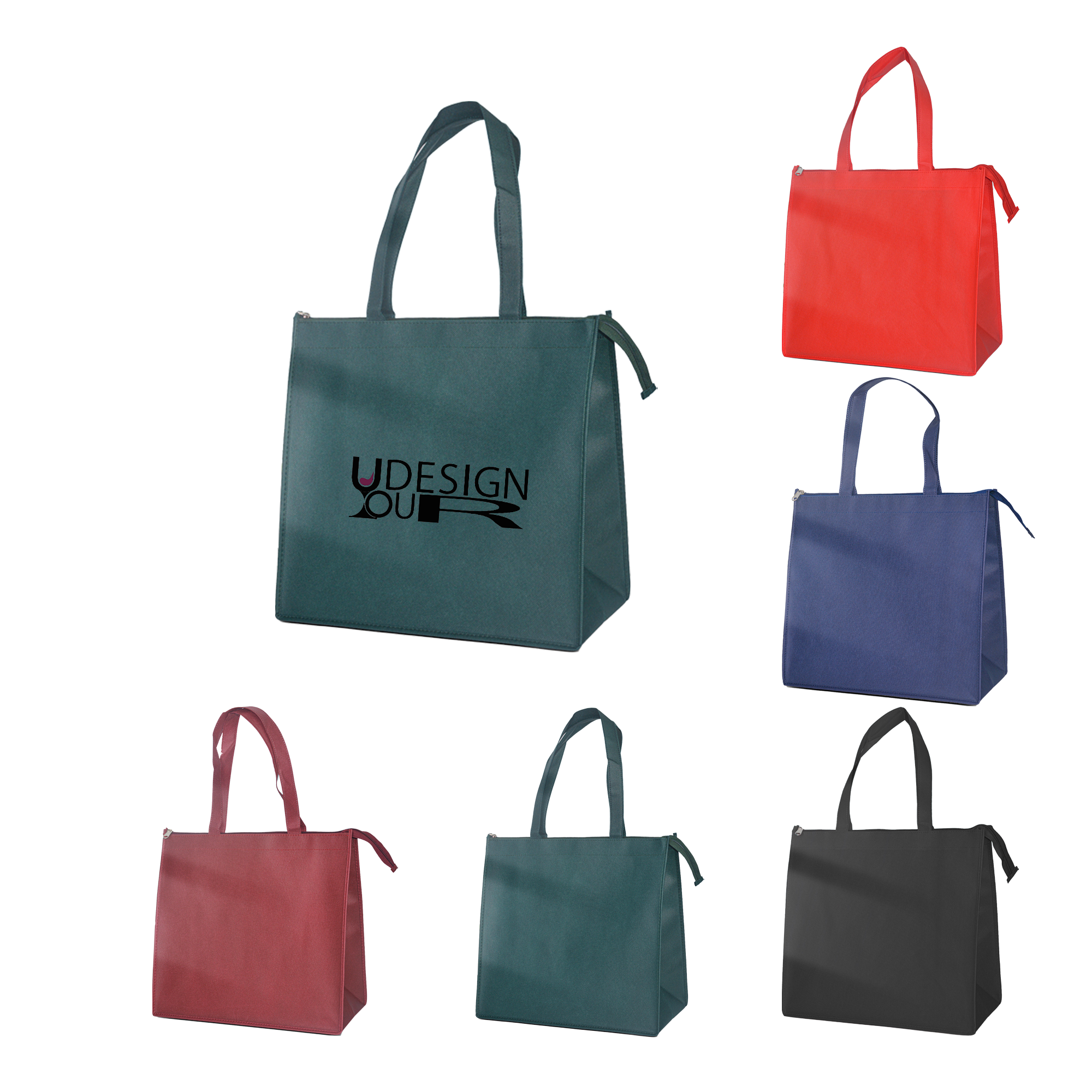 Zippered Non Woven Tote Bag 3